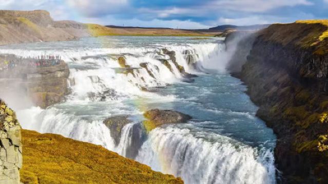 아이슬란드 골든 서클+화산호 당일 치기 여행 클래식 대형 루트/선택적 픽업 서비스