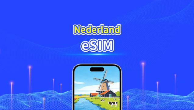 Nederlandse eSIM | Snelle data | 5G/4G | Dag-/datapakket | 24 uur | 1-30 dagen | QR-code