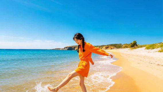 大連金石灘趕海一日遊6人小團漁趣海釣撈海帶品海鮮沙灘時間充足