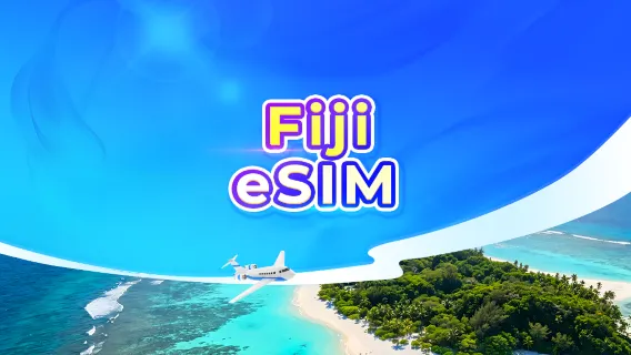 Fiyi | eSIM 4G | Paquete diario/de datos | Facturación por 24 horas | Código QR