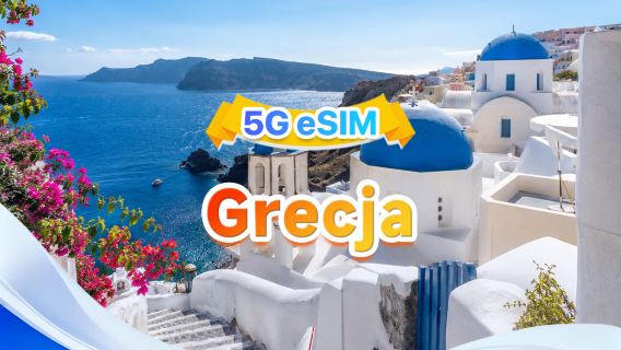 Grecja 5G eSIM | Trzy sieci · Wsparcie dla All AI i TikTok | 500MB/dzień - łącznie 30GB | 1-30 dni | Rozliczenie 24-godzinne | Kod QR