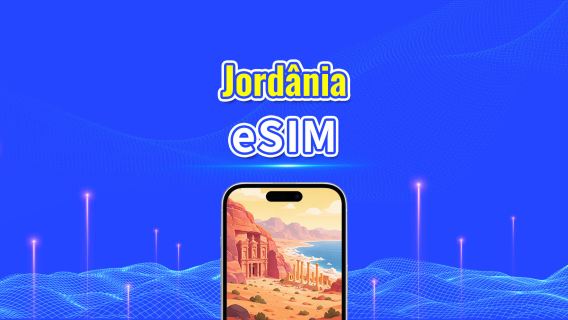 Jordânia 5G eSIM | Pacote diário/dados totais | Cobrança a cada 24 horas | 1–30 dias | QR Code