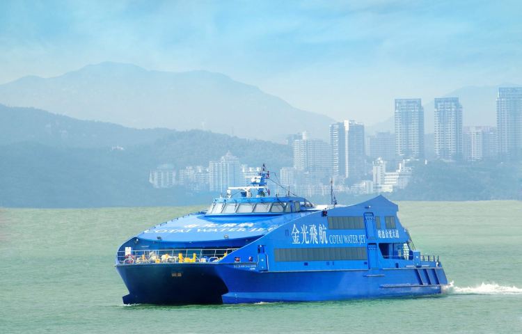 Cotai Water Jet Ferry Ticket - One Way (Hong Kong Macau Ferry Terminal → Macau Taipa Ferry Terminal)