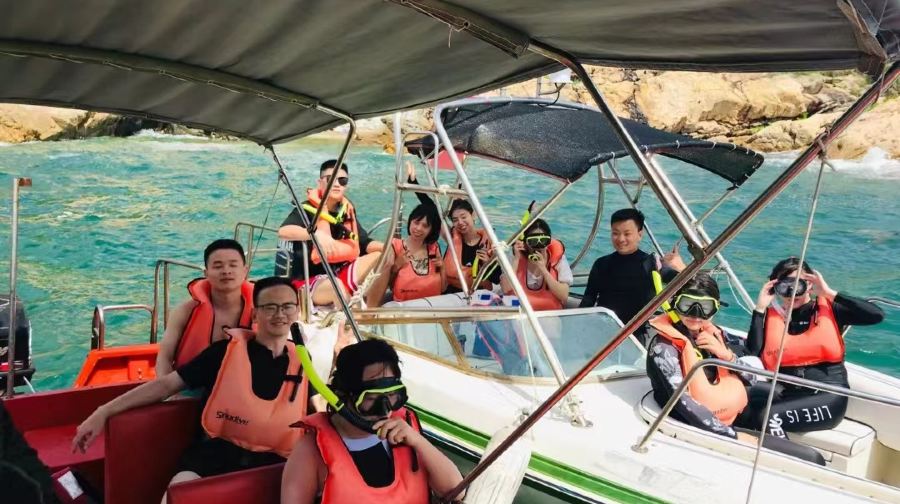 深圳楊梅坑+桔釣沙+楊梅坑出海體驗潛水浮潛3小時【專業純玩無二次收費/ 全套浮潛裝備坐船出海教練陪同】