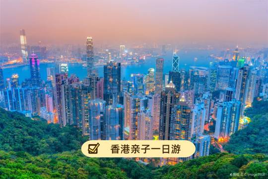 香港黃大仙祠+西九文化區+中環+太平山頂+星光大道一日遊