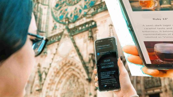 Praga: tour della birreria cittadina con audioguida + biglietto per l'esperienza Pilsner Urquell