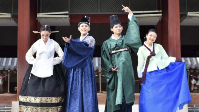 【景福宮入場チケットプレゼント】景福宮ハンボクナム韓国伝統衣装レンタル体験&韓国風ヘアスタイリング【韓国伝統衣装着用で景福宮無料入場】