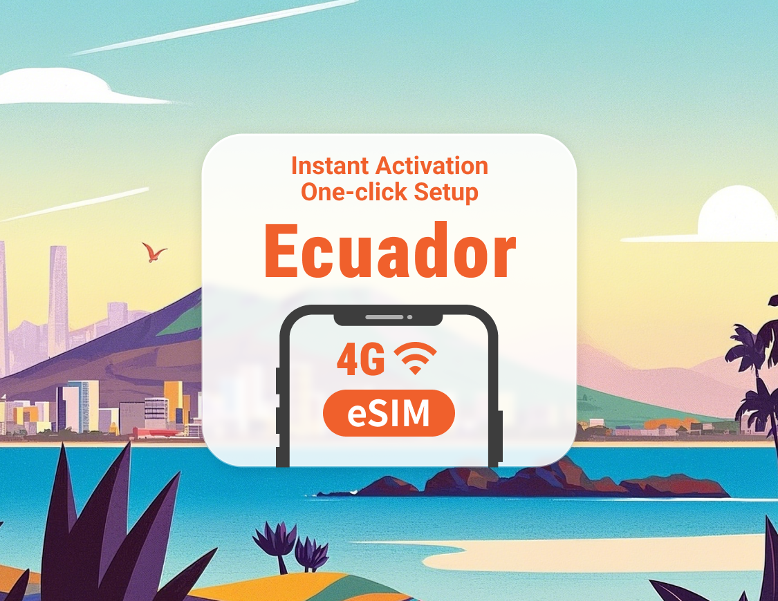 Ecuador eSIM | 3–30 Days | In-App Activation | Instant QR Delivery