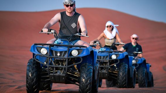 Dubai Desert SafariActivities on Camp[Morning Desert Safari with Quad Biking]