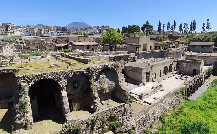 Tour di un giorno con noleggio con conducente esclusivo al Parco Archeologico di Ercolano, Chiesa di San Domenico Maggiore e Palazzo Reale di Napoli