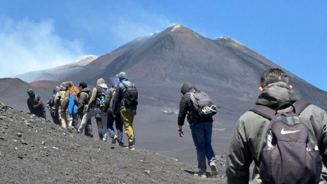 Mount Etna Adventurous Hiking Tour with Equipment