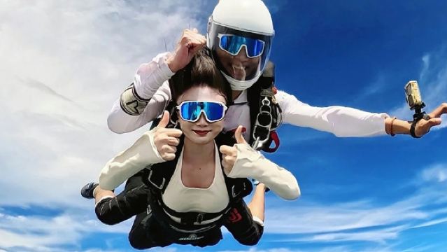 海南萬寧興隆小泰國跳傘基地 3/4000米高空跳傘+專業高清攝像 海南萬寧三亞旅遊高空海上跳傘