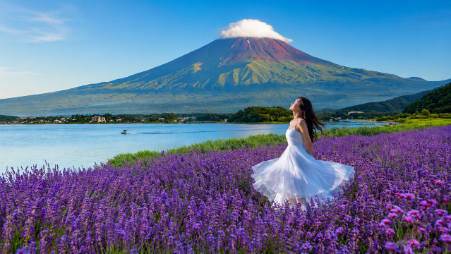 six scenic day tour of Mount Fuji