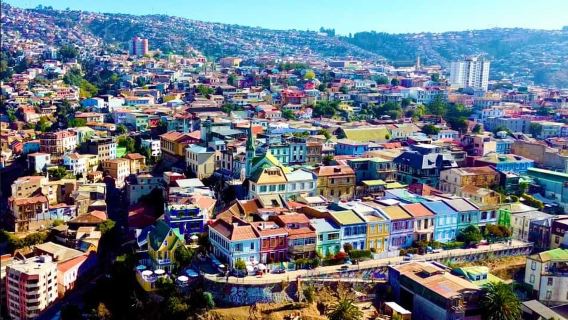 Passeio de um dia em Valparaíso + Viña del Mar saindo de Santiago, Chile | Inclui teleférico + degustação de vinhos