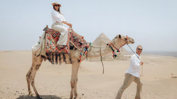 Dagstur fra Kairo/Giza i Egypten til pyramiderne, Memphis og Sfinksen