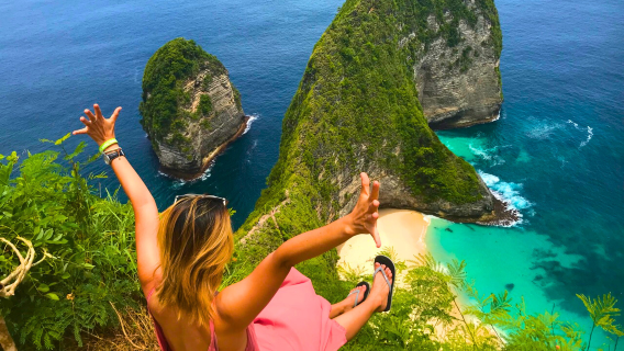Excursión de un día a la isla de Nusa Penida en Bali en lancha rápida con visita guiada (opción compartida)