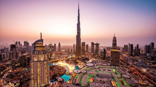 From Abu Dhabi Shared Tour: Burj Khalifa & City Icons Tour of Dubai Day Tours 2