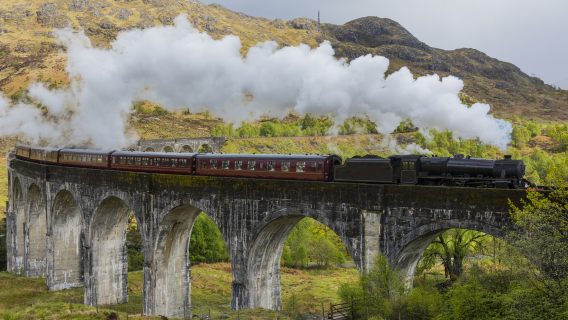 Jacobite Steam Train Experience Tour from Edinburgh, UK (Including one-way train ticket)