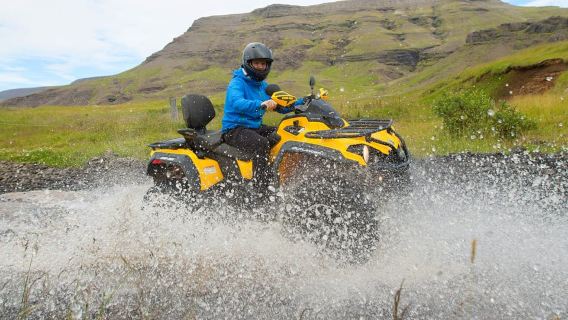 Tour combinato in ATV ed elicottero da Reykjavík