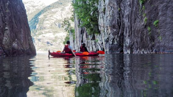 Stavanger: kayak guidato nel Lysejorde