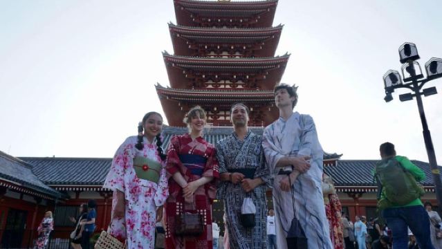 Tokyo : expérience de location de kimono à Asakusa
