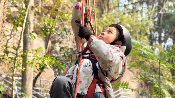 四川成都青白江森林探險體驗/SRT繩索下降·叢林溜索攀爬【親子戶外挑戰+青少年的勇氣冒險+專業教練陪同】