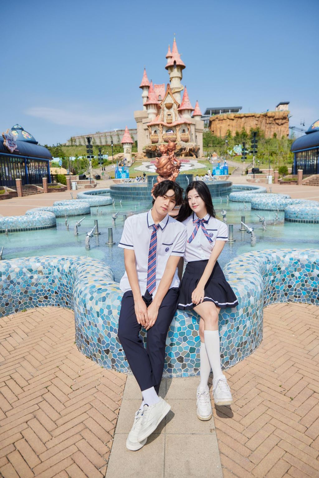 Noleggio di uniformi scolastiche GAMSUNG a Pusan, Corea del Sud - Negozio Lotte World Pusan