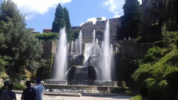 Dari Rome: Tiket Masuk Villa d'Este & Hadrian's Villa serta Pemandian