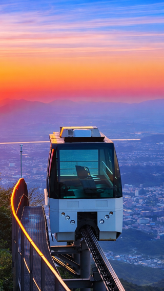 1-day tour along Kitakyushu coastline - Mount Sarakura night view, Motonosumi Shrine, Moji Port and Karato Market