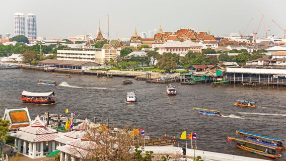 [Full Day] Bangkok Riverside Walking Tour: Historic Kudi Chin, Flower Market & Wat Pho