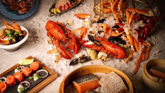 [Até 30% de desconto] Hotel InterContinental Harborside | Café com Vista para o Mar | Jantar buffet "Banquete de Lagosta Fresca"