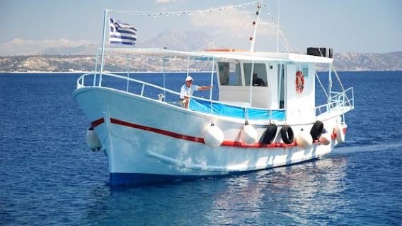 Full-day tour of Kos Island with boat cruise and barbeque lunch