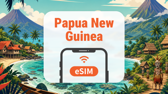 Papua New Guinea eSIM | All AI & TikTok | 1–30 Days | QR Code