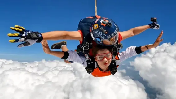 陽江旅拍【廣東陽江海陵島4千米高空跳傘+USPA職業教練+高清運動相機跟拍】