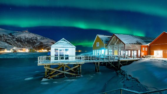 Excursión de un día en teleférico de Tromso + isla de Sommarøy + servicio de coche privado con conductor en la isla de Kvaløya
