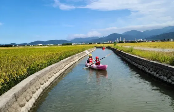 冬山河親水公園皮划艇1小時【宜蘭|黃金河稻獨木舟划船體驗】