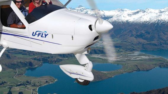 South Island, New Zealand: Wānaka Scenic Flight Experience (Chinese/English Pilot Guidance + No Experience Required + Single/Dual Engine Options)
