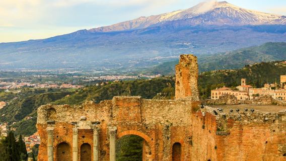 Taormina: Vé vào Nhà hát Cổ đại không cần xếp hàng và Hướng dẫn bằng âm thanh