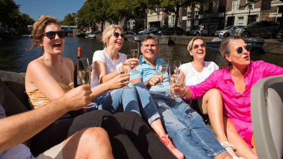 Amsterdam: Tour du thuyền kênh đào Prosecco riêng