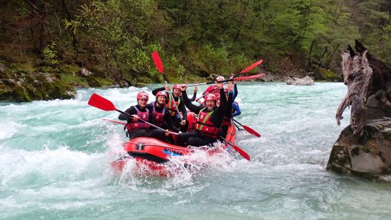 Da Bovec: Rafting Premium sul fiume Isonzo con servizio fotografico