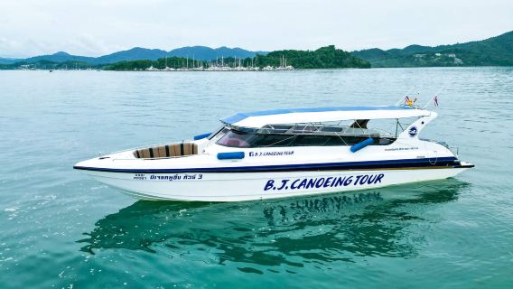 Excursión de un día a Phuket, isla 007, bahía de Phang Nga e isla Hong con guía, almuerzo y kayak