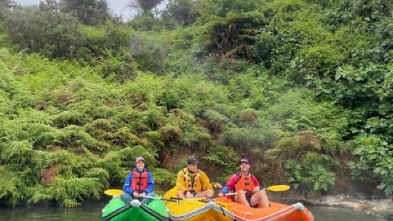 Rotorua: Secret adventure kayaking to natural hot springs