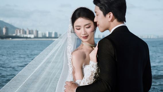 廈門濱海沙灘旅拍【婚紗照/情侶婚禮照/婚禮攝影/服飾選購/底片完整/飯店住宿包郵】