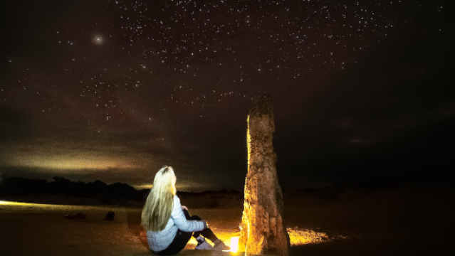 Tagesausflug zu den Pinnacles in Perth, Westaustralien mit Sonnenuntergangs-Sternenbeobachtung und Abendessen [Englischsprachige Tour | Sandboarding optional]