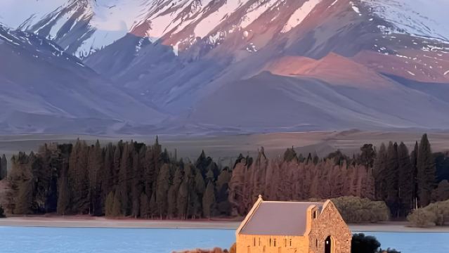 Halbtägige Kleingruppentour zum Mount Cook / Lake Tekapo