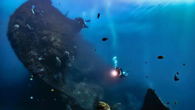 印尼峇里島體驗潛水水肺潛水10小時【圖蘭奔USAT自由號沉船潛水體驗+峇里島飯店接駁】