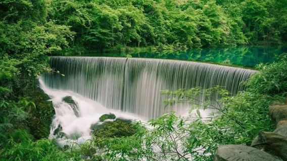 Lawatan sehari Libo Xiaoqikong tarikan pelancongan Guizhou [Hiburan Tulen Berkualiti + Menandakan Zamrud Hijau Bumi]
