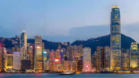 香港維多利亞港夜遊觀光船
