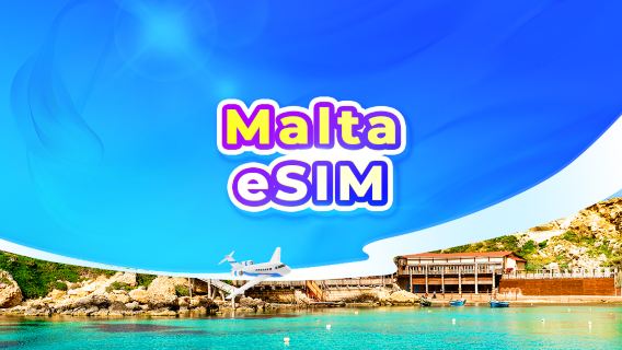Malta 5G eSIM | Tagespaket/Datenpaket | 24-Stunden-Abrechnung | QR-Code