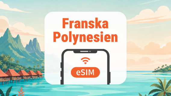 Franska Polynesien eSIM | Alla AI & TikTok | 1–30 dagar | QR-kod